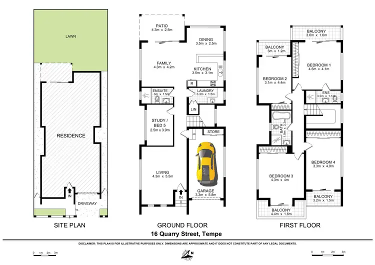Floorplan of Homely house listing, 16 Quarry Street, Tempe NSW 2044
