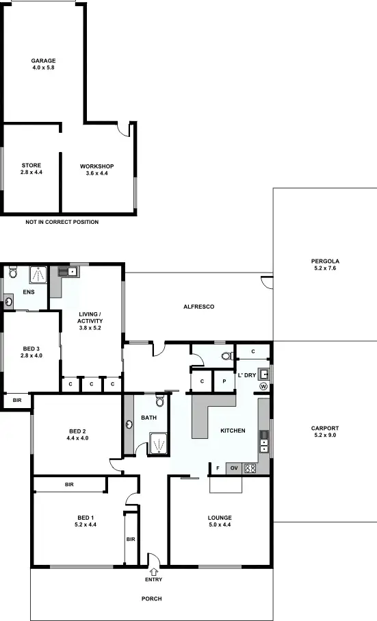 Floorplan of Homely house listing, Address available on request