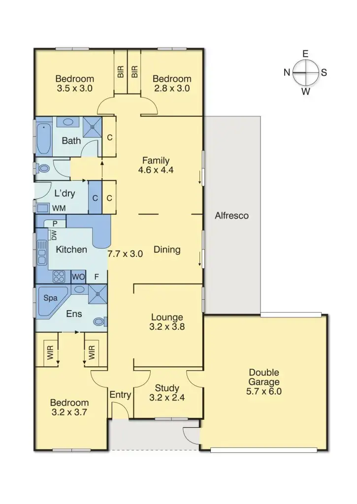Floorplan of Homely house listing, 81 Stuart Road, Tyabb VIC 3913