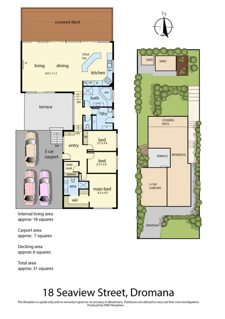 Floorplan of Homely house listing, 18 Seaview Street, Dromana VIC 3936