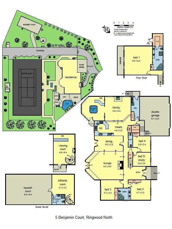 Floorplan of Homely house listing, 5 Benjamin Court, Ringwood North VIC 3134