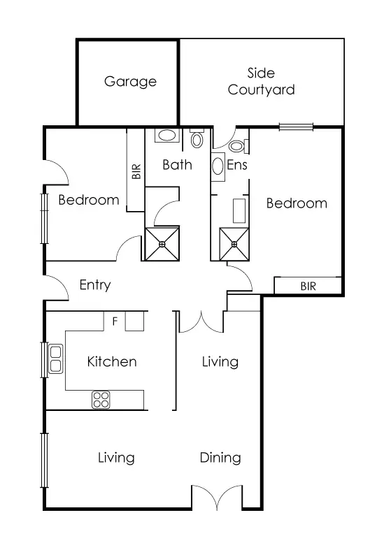 Floorplan of Homely apartment listing, 1/26 Springfield Avenue, Toorak VIC 3142