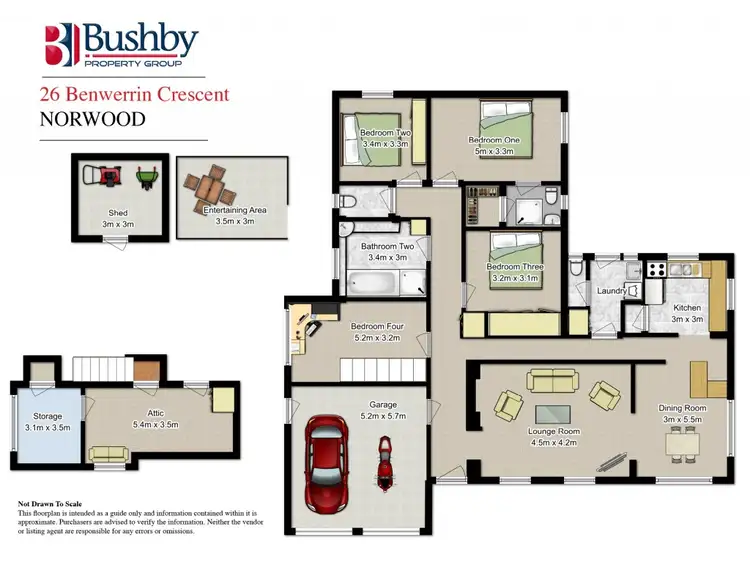 Floorplan of Homely house listing, 26 Benwerrin Cresent, Norwood TAS 7250
