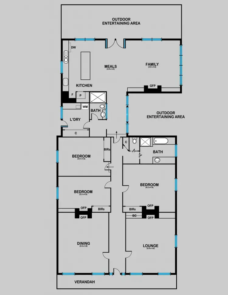 Floorplan of Homely house listing, 708 Warrenheip Street, Buninyong VIC 3357