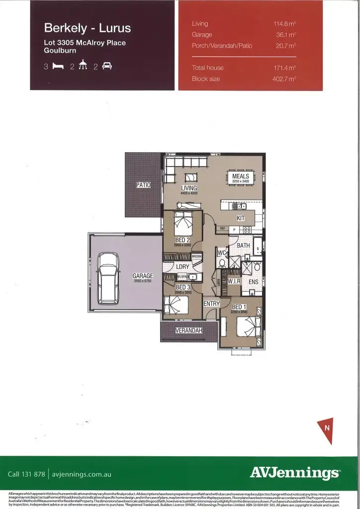 Floorplan of Homely house listing, 10 McAlroy Place, Goulburn NSW 2580