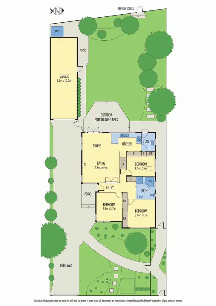 Floorplan of Homely house listing, 7 Mahoney Crescent, Seaford VIC 3198