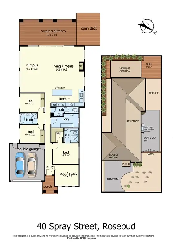 Floorplan of Homely house listing, 40 Spray Street, Rosebud VIC 3939