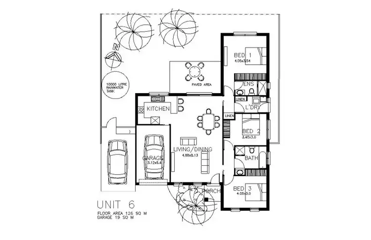Floorplan of Homely villa listing, 6/95 Gibson Street, Goulburn NSW 2580