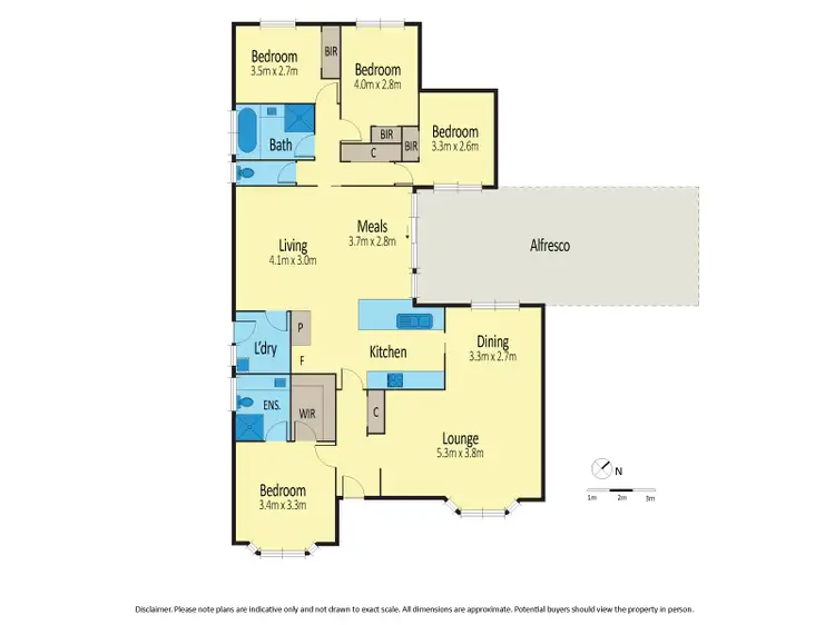Floorplan of Homely house listing, 10 Skipton Close, Keilor Downs VIC 3038