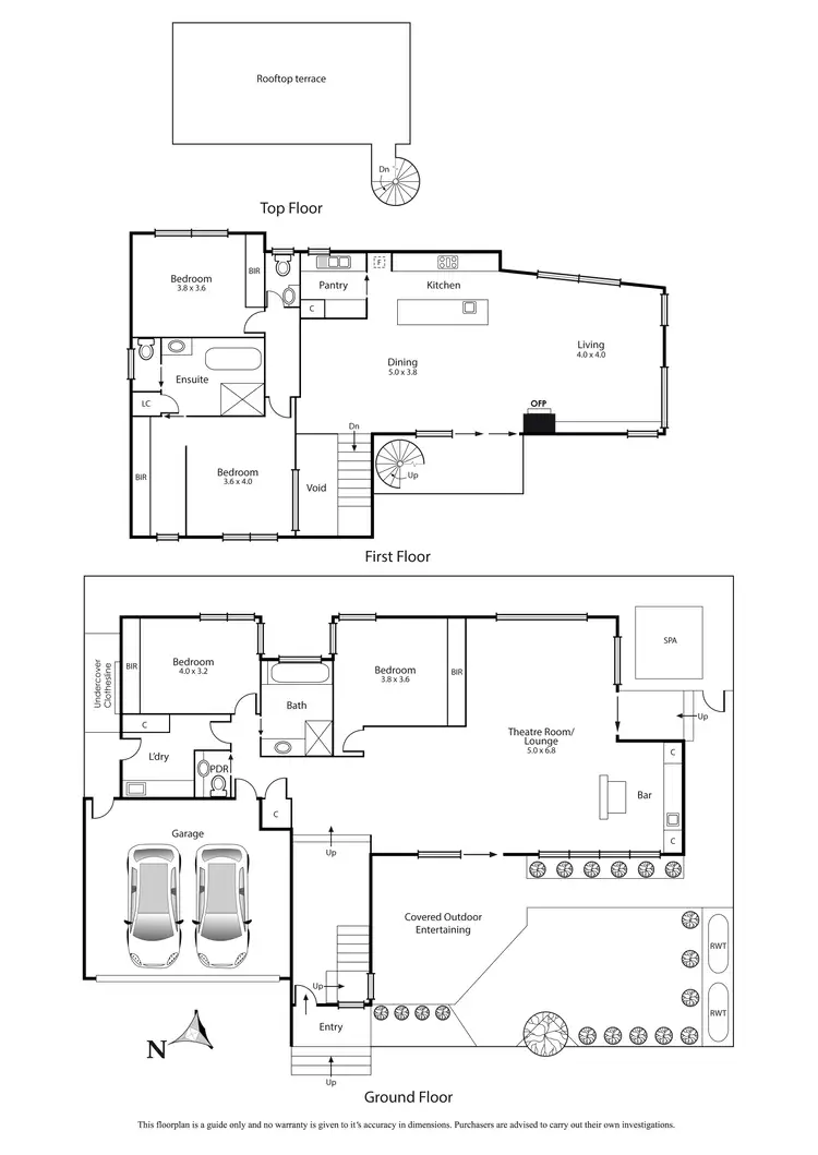 Floorplan of Homely house listing, 12 James Lane, Mordialloc VIC 3195