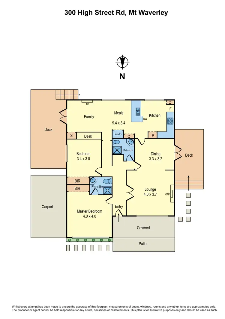 Floorplan of Homely house listing, 300 High Street Road, Mount Waverley VIC 3149