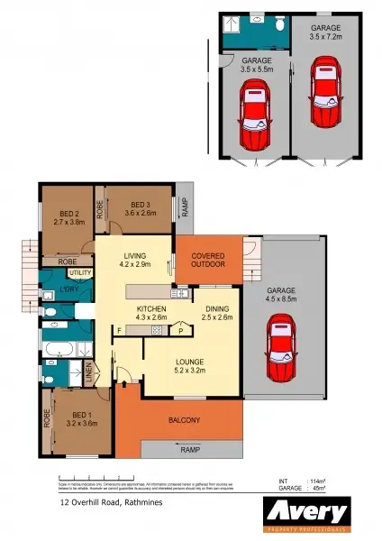 Floorplan of Homely house listing, 12 Overhill Road, Rathmines NSW 2283