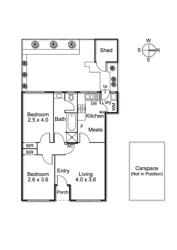 Floorplan of Homely unit listing, 2/16 Argyle Street, Bentleigh East VIC 3165