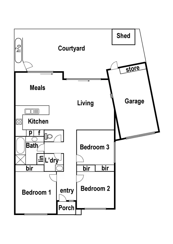 Floorplan of Homely unit listing, 5/28 Pickett Street, Reservoir VIC 3073