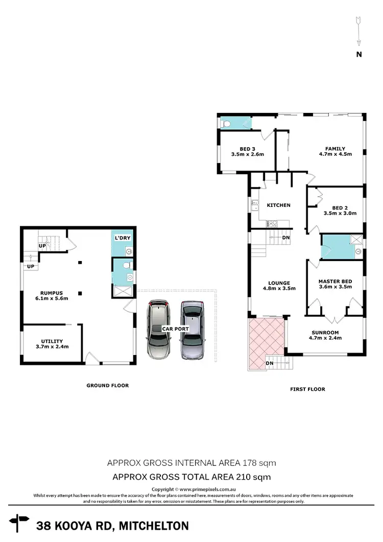Floorplan of Homely house listing, 38 Kooya Road, Mitchelton QLD 4053