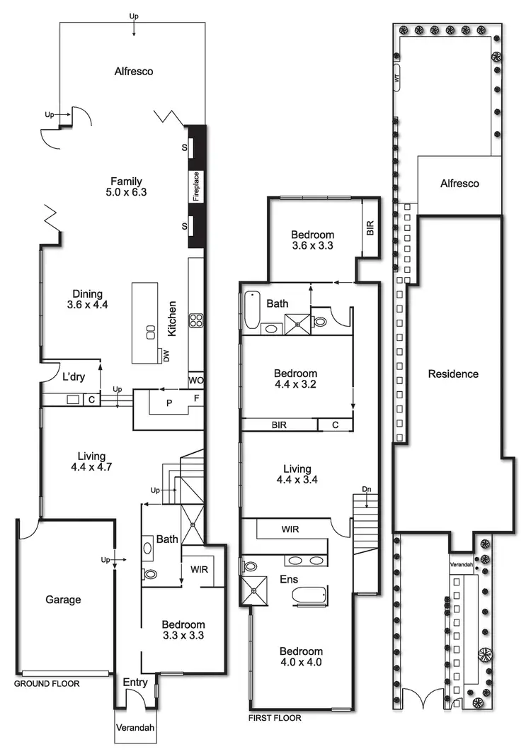 Floorplan of Homely townhouse listing, 11A Latham Street, Bentleigh East VIC 3165