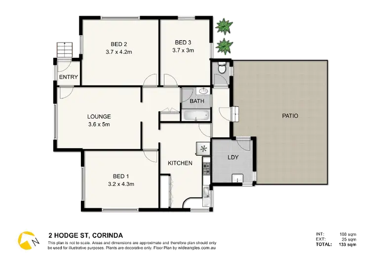 Floorplan of Homely house listing, 2 Hodge Street, Corinda QLD 4075