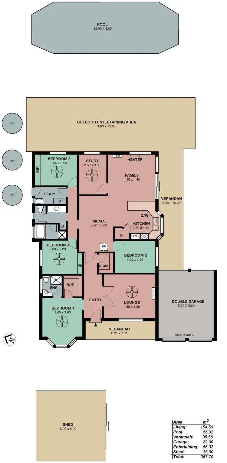 Floorplan of Homely house listing, 5 Angas Creek Road, Birdwood SA 5234