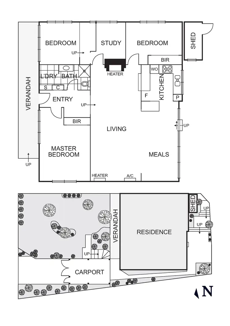 Floorplan of Homely house listing, 1/4 Box Road, Briar Hill VIC 3088