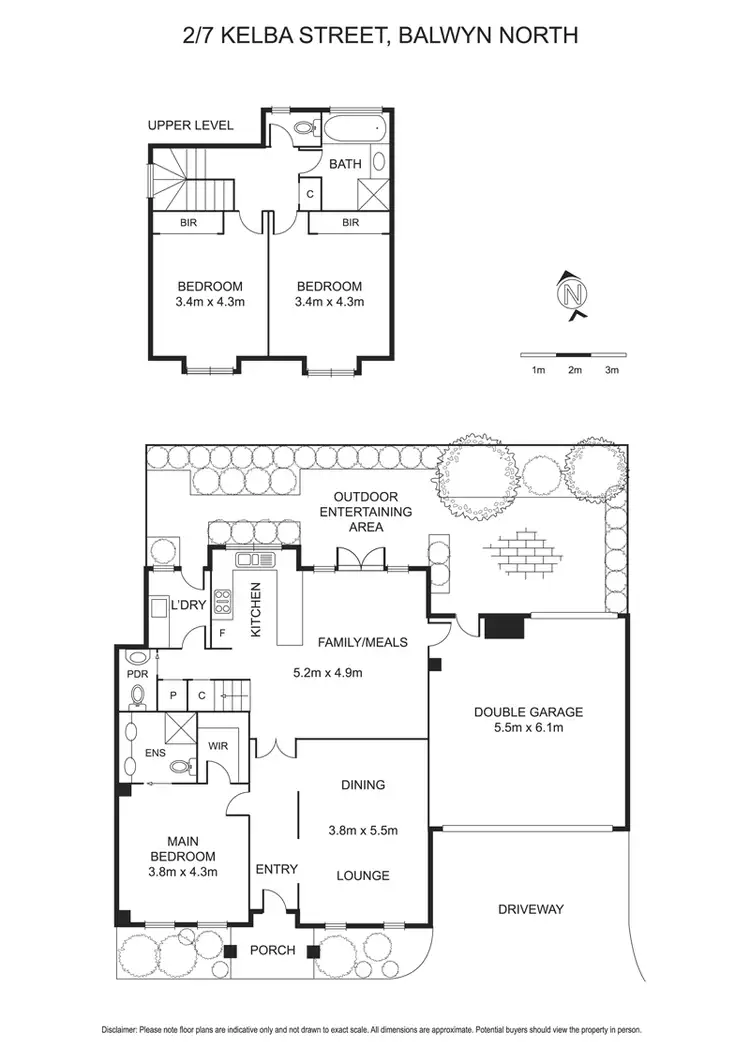 Floorplan of Homely townhouse listing, 2/7 Kelba
Street, Balwyn North VIC 3104