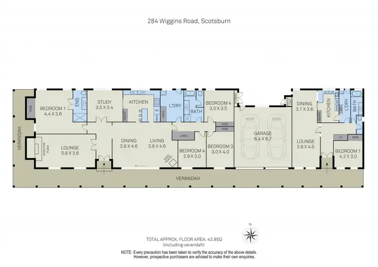 Floorplan of Homely house listing, 284 Wiggins Road, Scotsburn VIC 3352