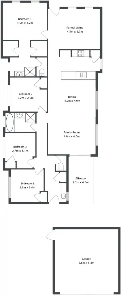 Floorplan of Homely house listing, 11 Camelot Street, Baldivis WA 6171