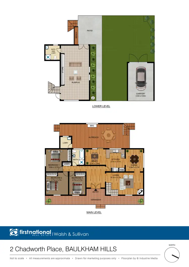 Floorplan of Homely house listing, 2 Chadworth Place, Baulkham Hills NSW 2153