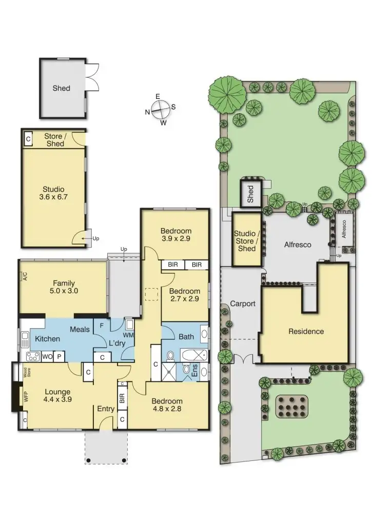 Floorplan of Homely house listing, 54 Gillard Street, Burwood VIC 3125
