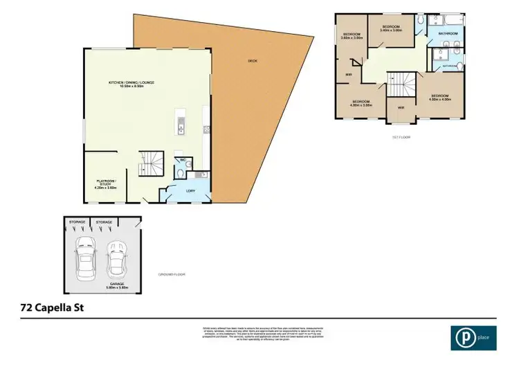Floorplan of Homely house listing, 72 Capella Street, Coorparoo QLD 4151