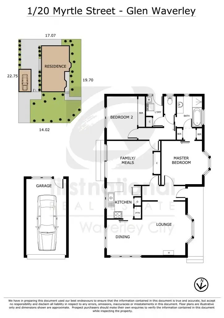Floorplan of Homely unit listing, 1/20 Myrtle Street, Glen Waverley VIC 3150