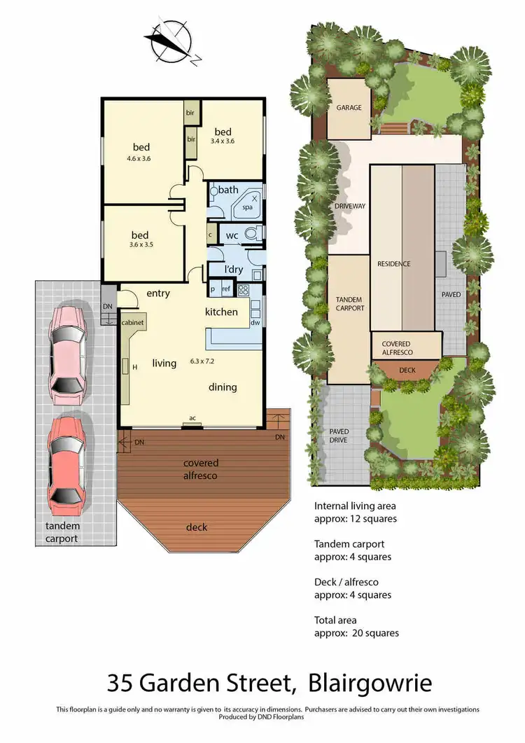Floorplan of Homely house listing, 35 Garden Street, Blairgowrie VIC 3942