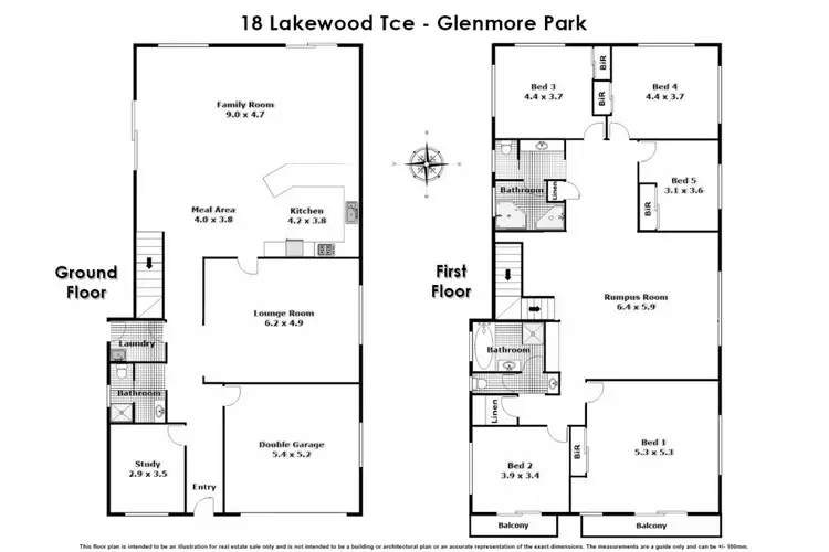 Floorplan of Homely house listing, 18 Lakewood Terrace, Glenmore Park NSW 2745