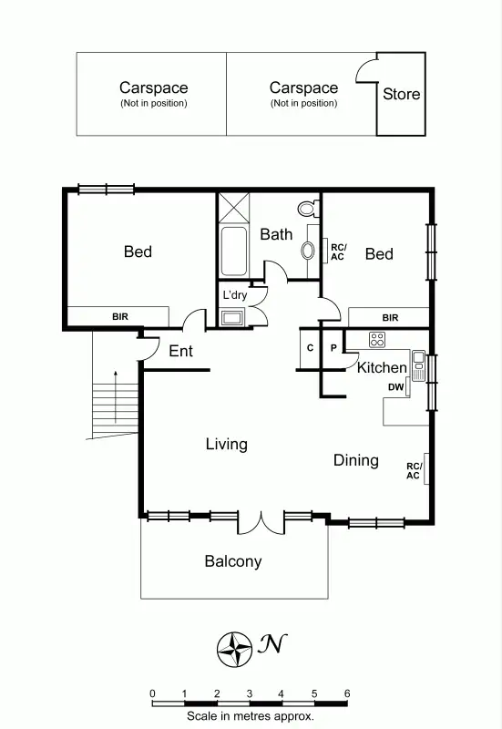 Floorplan of Homely apartment listing, 6/31 Inverness Avenue, Armadale VIC 3143
