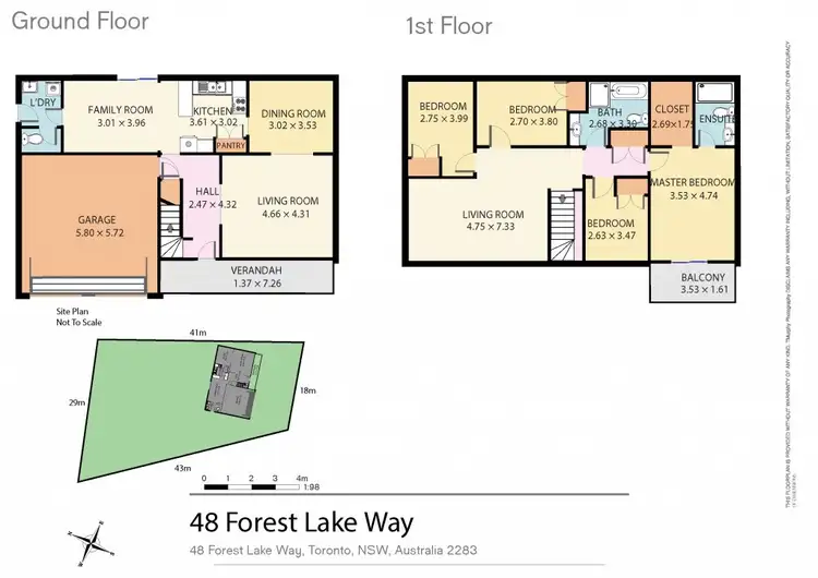Floorplan of Homely house listing, 48 Forest lake Way, Toronto NSW 2283