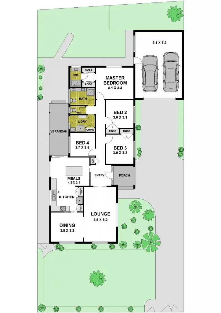 Floorplan of Homely house listing, 10 Tecoma Court, Gladstone Park VIC 3043