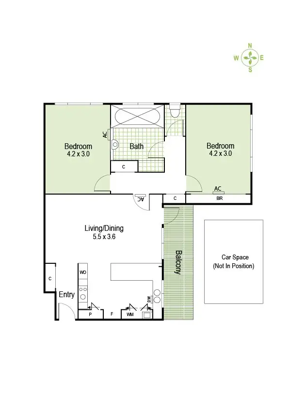 Floorplan of Homely apartment listing, 21/311 Carlisle Street, St Kilda East VIC 3183