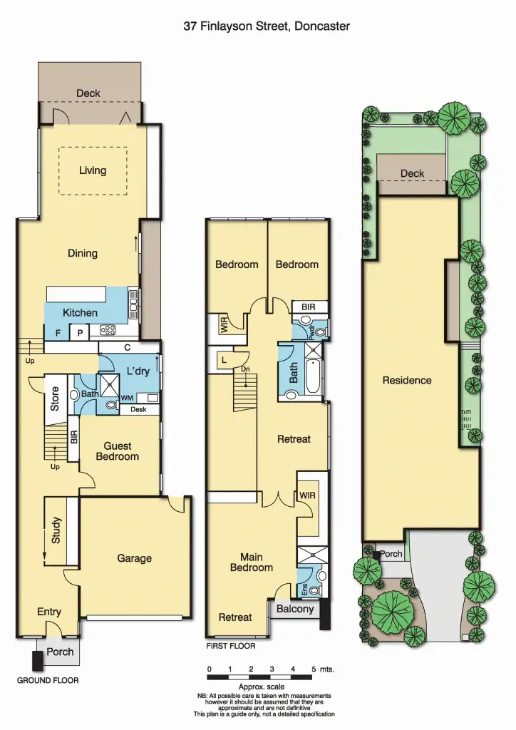 Floorplan of Homely townhouse listing, 37 Finlayson Street, Doncaster VIC 3108