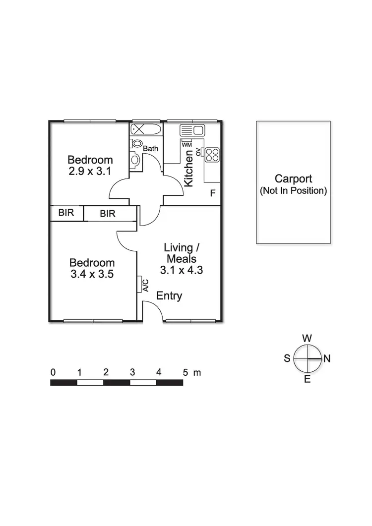 Floorplan of Homely apartment listing, 6/373 Neerim Road, Carnegie VIC 3163