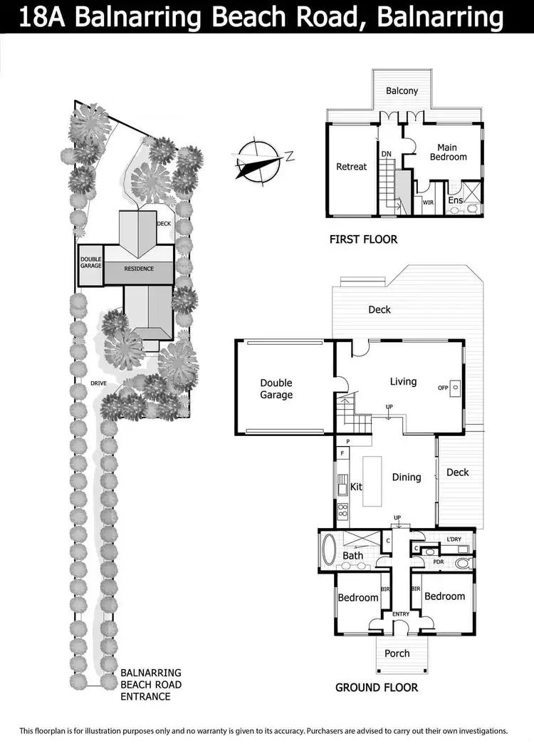 Floorplan of Homely house listing, 18A Balnarring Beach Road, Balnarring VIC 3926