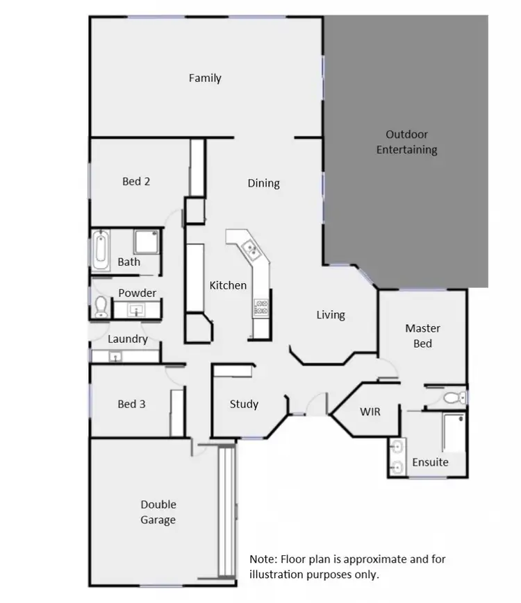 Floorplan of Homely house listing, 22 Drings Way, Gol Gol NSW 2738