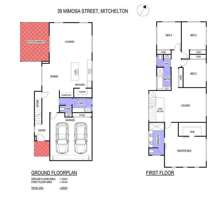 Floorplan of Homely house listing, 39 Mimosa Street, Mitchelton QLD 4053