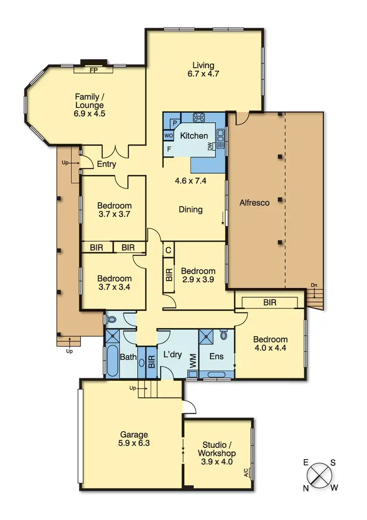 Floorplan of Homely house listing, 3 Kilbirnie Close, Mount Eliza VIC 3930