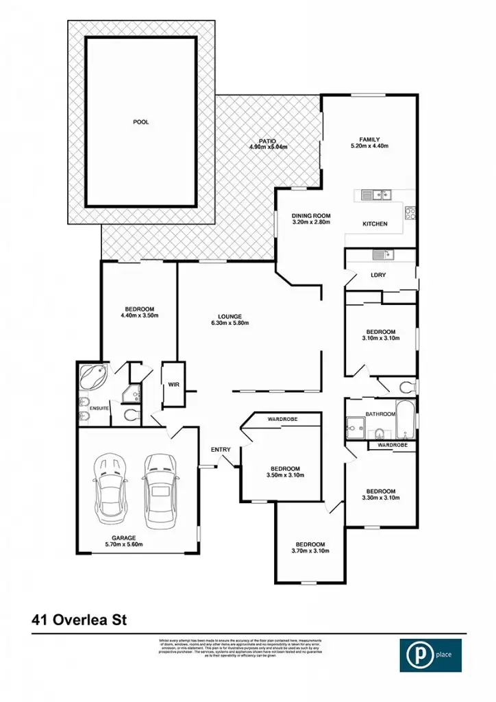 Floorplan of Homely house listing, 41 Overlea Street, Nudgee QLD 4014