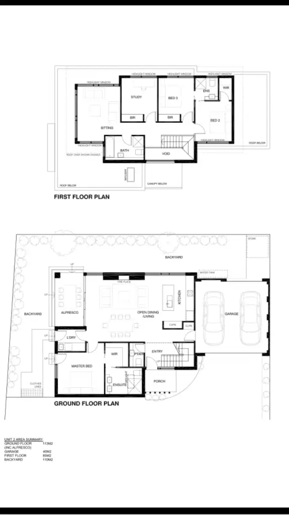 Floorplan of Homely townhouse listing, 2/1 Woodlea Street, Doncaster East VIC 3109