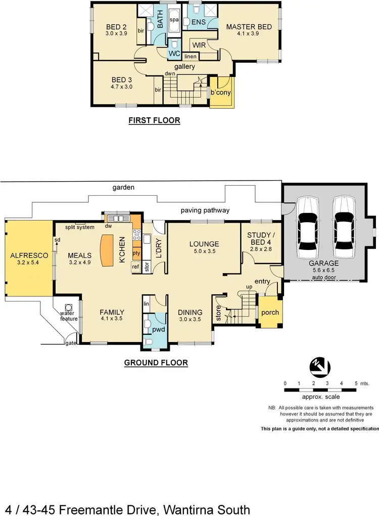 Floorplan of Homely townhouse listing, 4/43-45 Freemantle Drive, Wantirna South VIC 3152