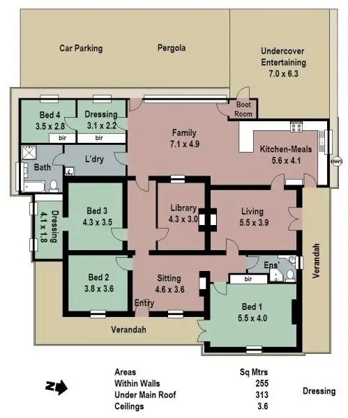 Floorplan of Homely house listing, 7 Elizabeth Street, Nairne SA 5252