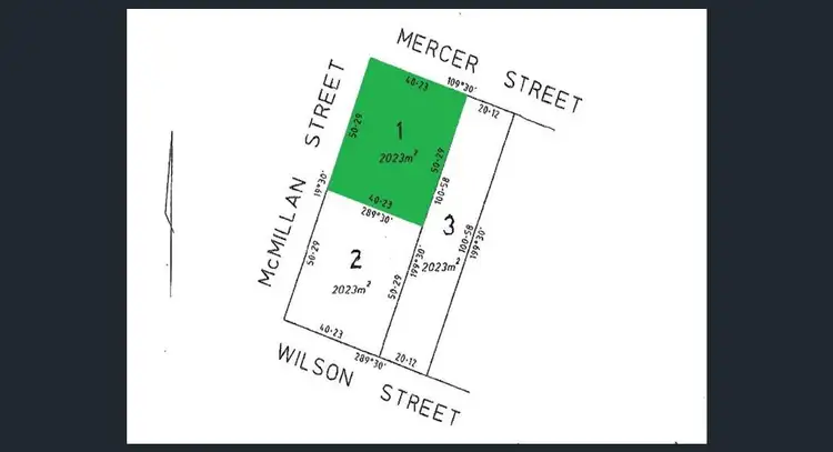 Floorplan of Homely land listing, LOT CA1 Mcmillan Street, Rokewood VIC 3330