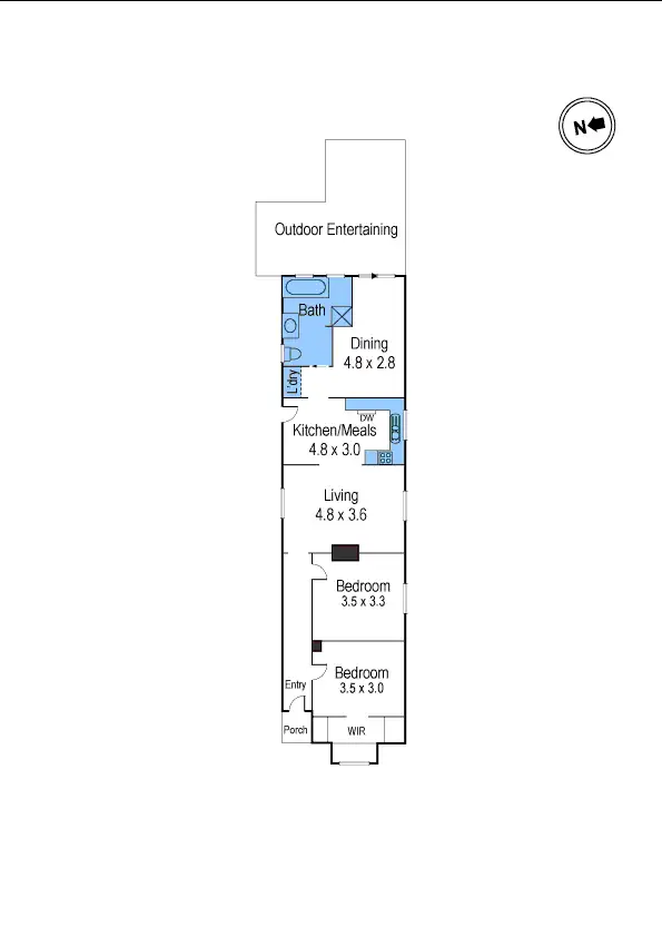 Floorplan of Homely house listing, 113 Williamstown Road, Seddon VIC 3011