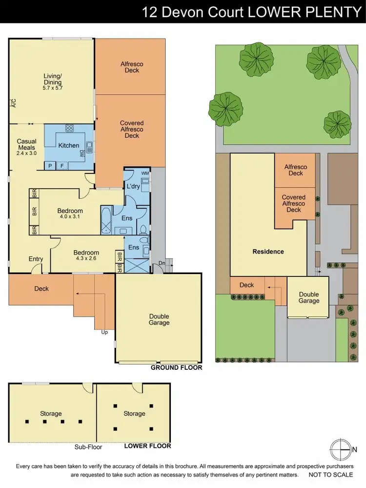 Floorplan of Homely house listing, 12 Devon Court, Lower Plenty VIC 3093