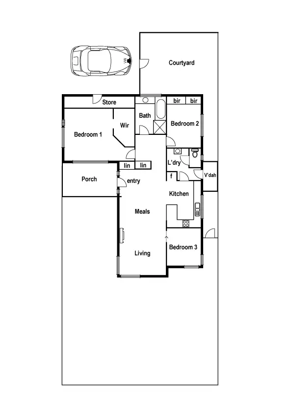 Floorplan of Homely house listing, 1/6 Lucille Avenue, Reservoir VIC 3073